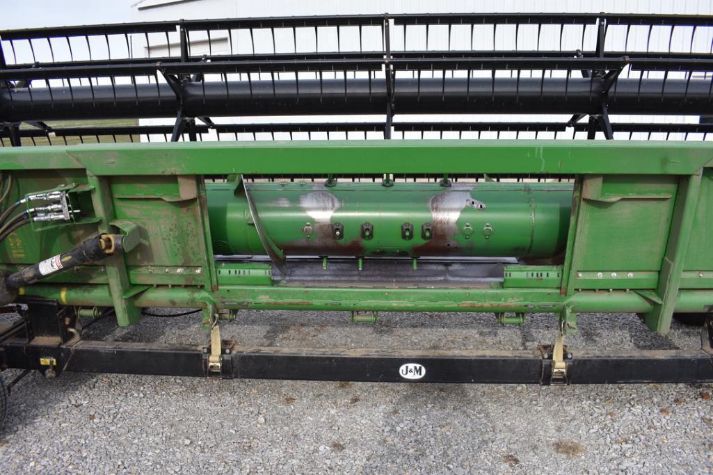 2011 John Deere 630F 30' HydraFlex platform