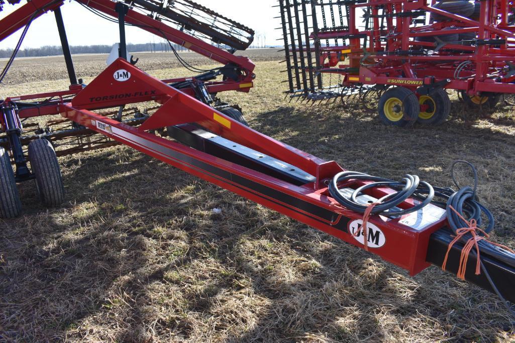 J&M TF215 46' rolling harrow