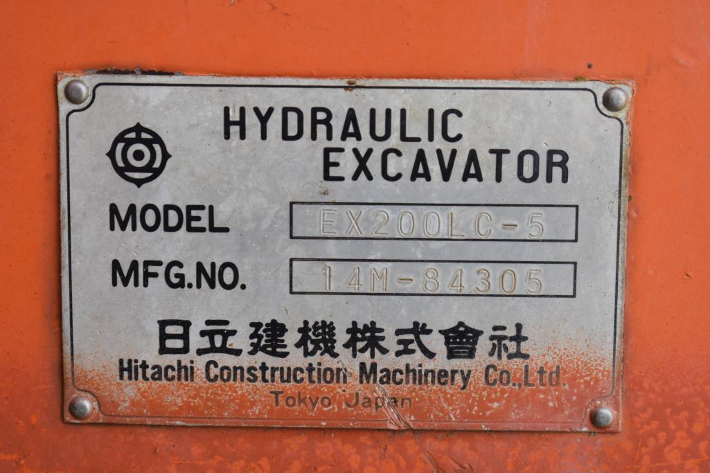 Hitachi EX200LC-5 excavator