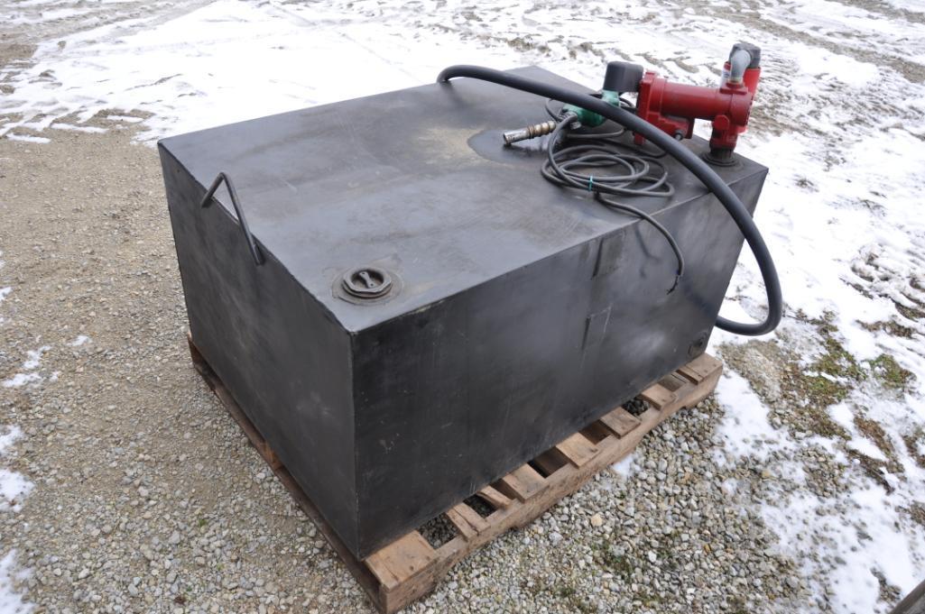 Fuel transfer tank w/12V pump