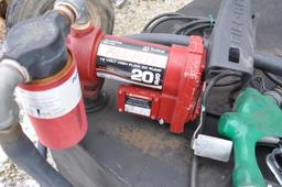 Fuel transfer tank w/12V pump