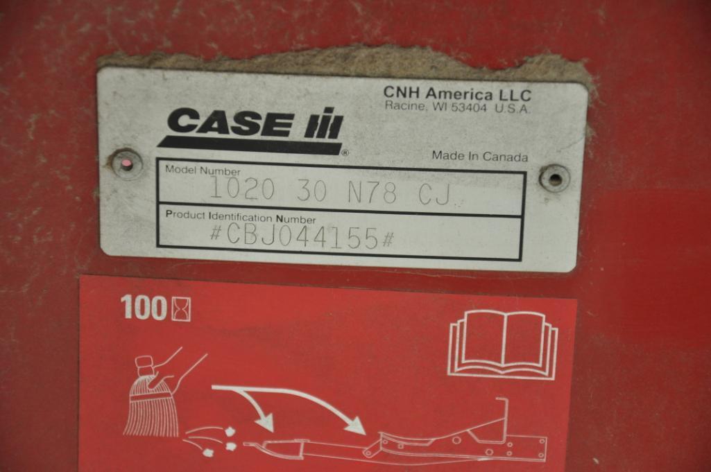 2008 Case IH 1020 30' platform
