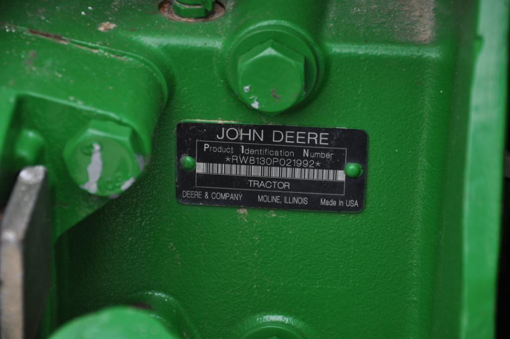 2008 John Deere 8130 MFWD tractor