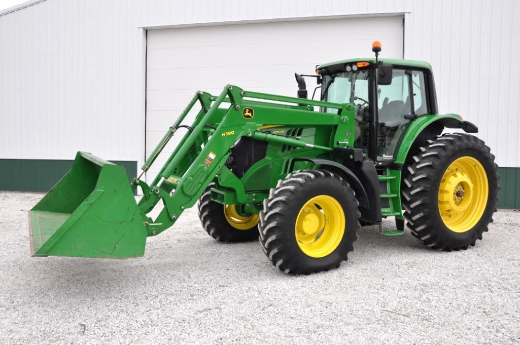 2015 John Deere 6170M MFWD tractor