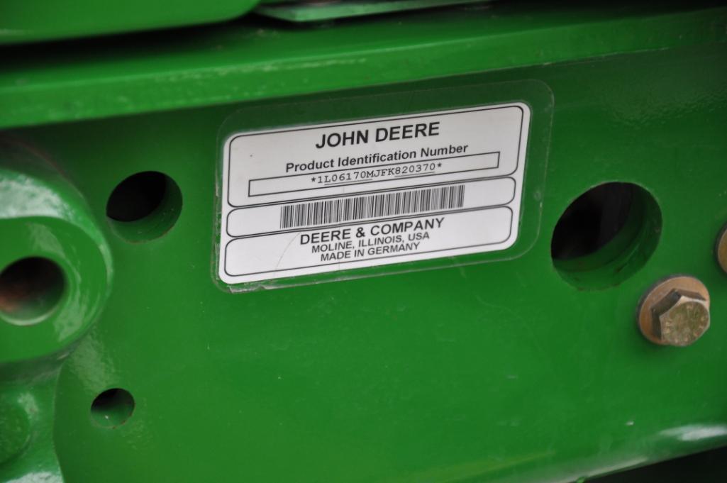 2015 John Deere 6170M MFWD tractor