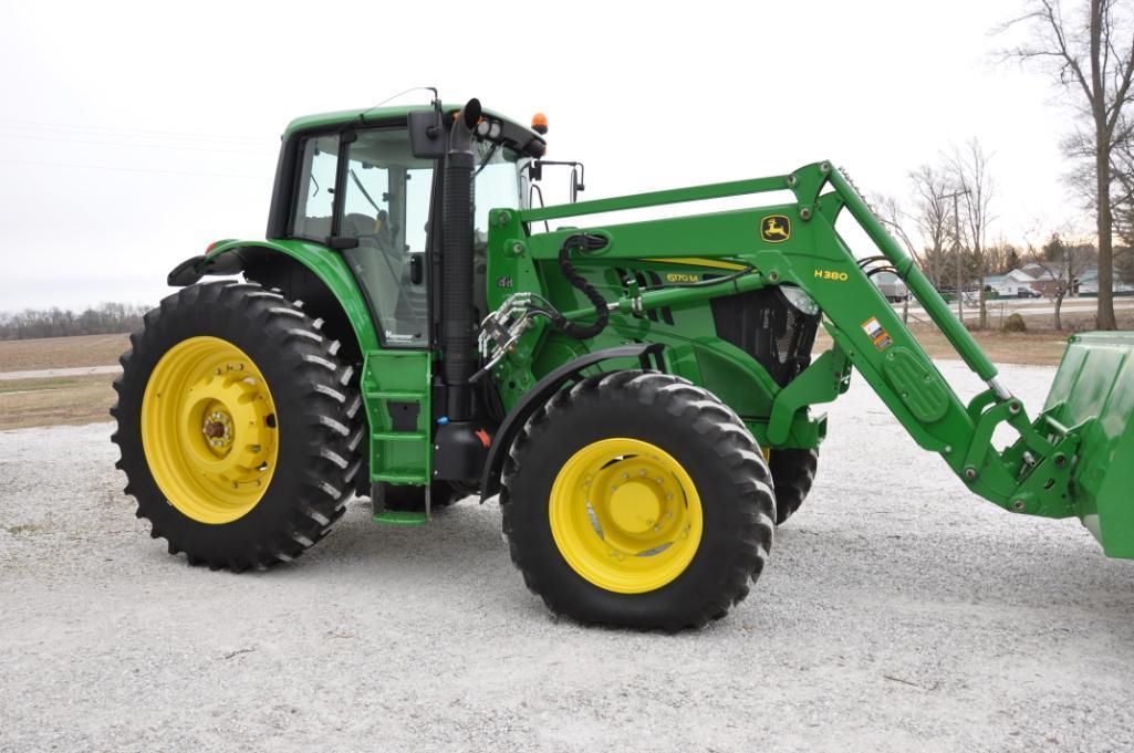 2015 John Deere 6170M MFWD tractor