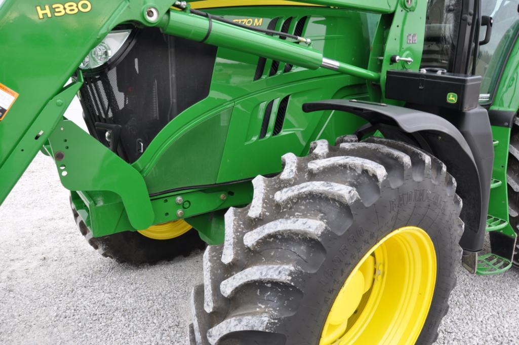 2015 John Deere 6170M MFWD tractor