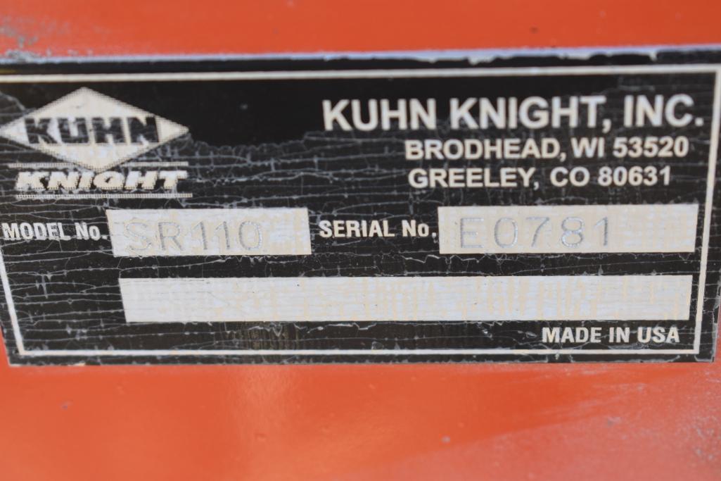 Kuhn SR110 Speedrake 10-wheel rake