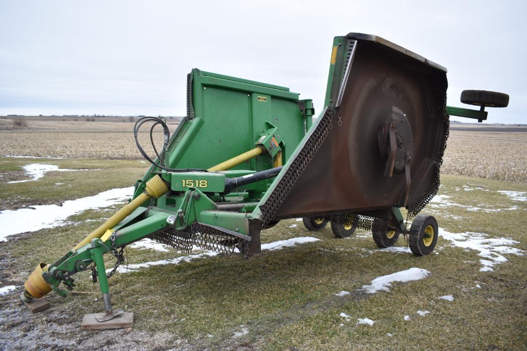 1998 John Deere 1518 15' batwing mower