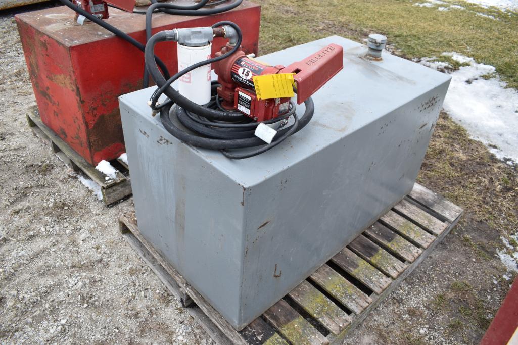 110 gal. fuel tank with pump