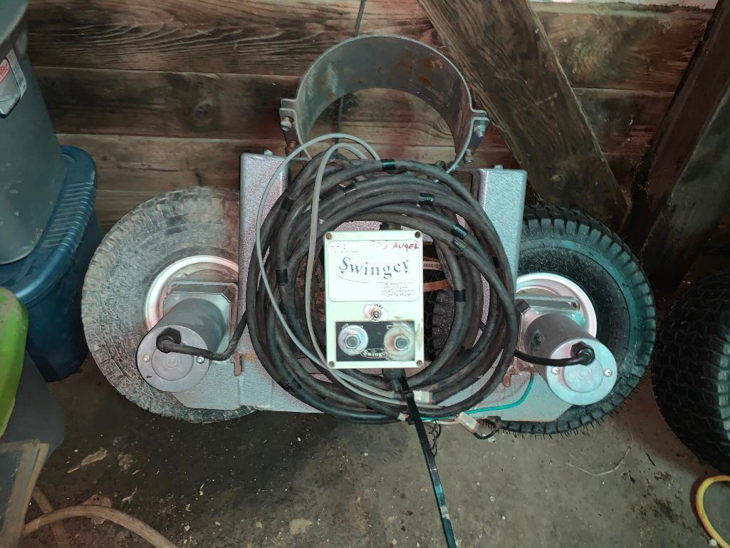 Swinger power auger swing-out