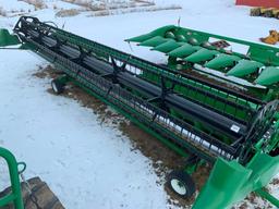 2017 John Deere 630F 30' HydraFlex platform