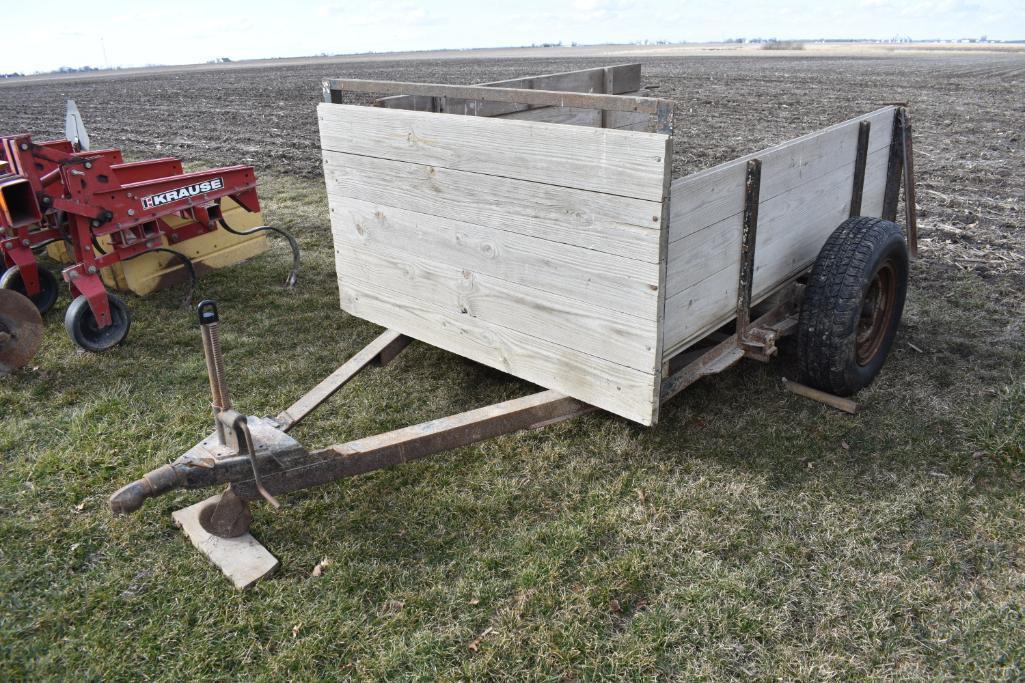 Shop built 2-wheeled trailer