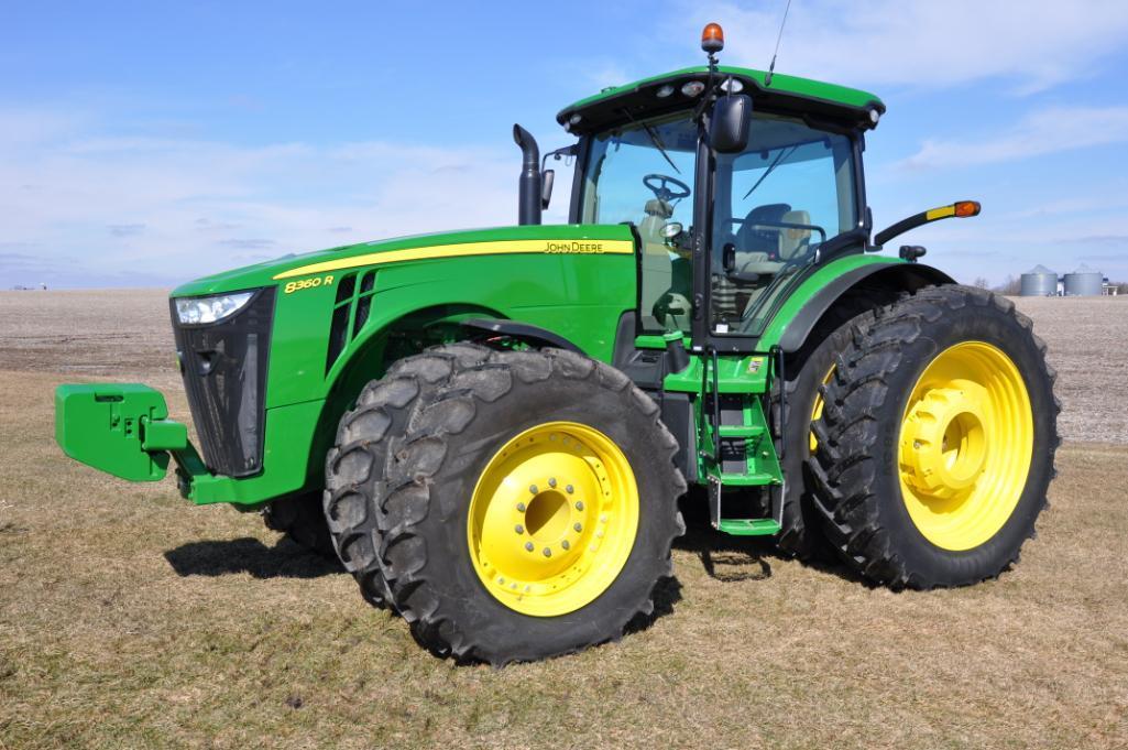 2013 John Deere 8360R MFWD tractor