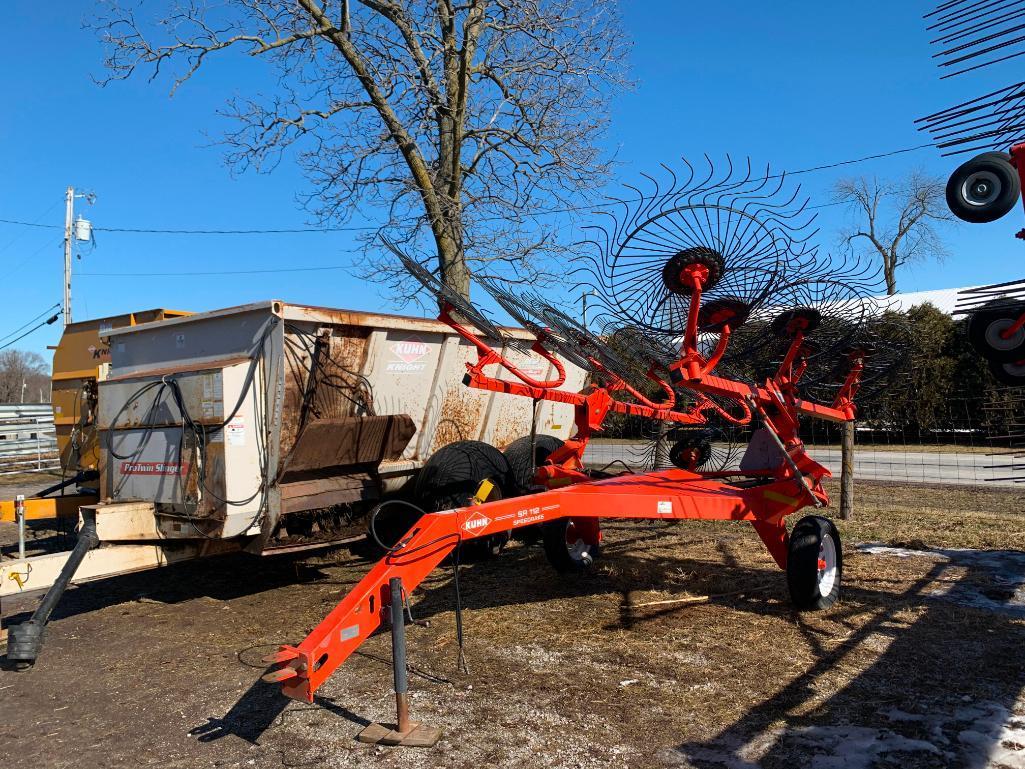 Kuhn SR112 Speedrake 12-wheel rake