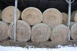 (14) 2019 first cutting grass round bales