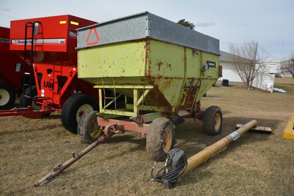 Parker 250 bu. gravity wagon on Westendorf gear