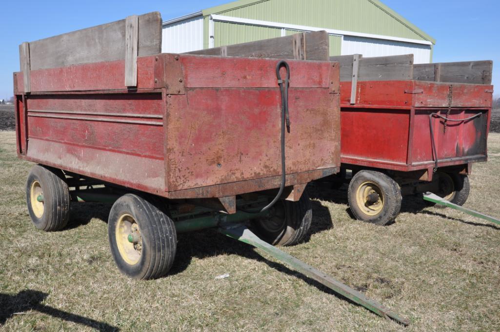 Barge wagon on JD gear