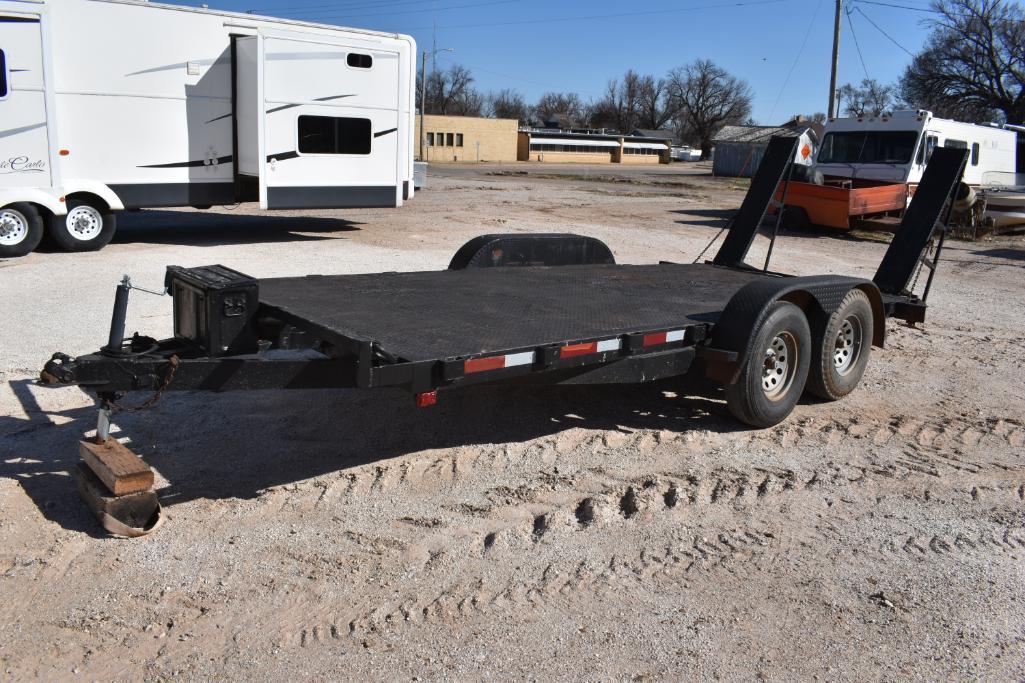 Shop Built 16' flatbed trailer