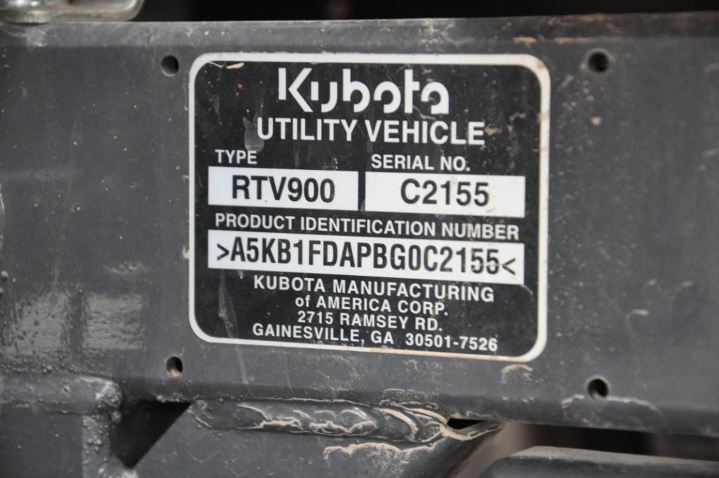 Kubota RTV900XT UTV