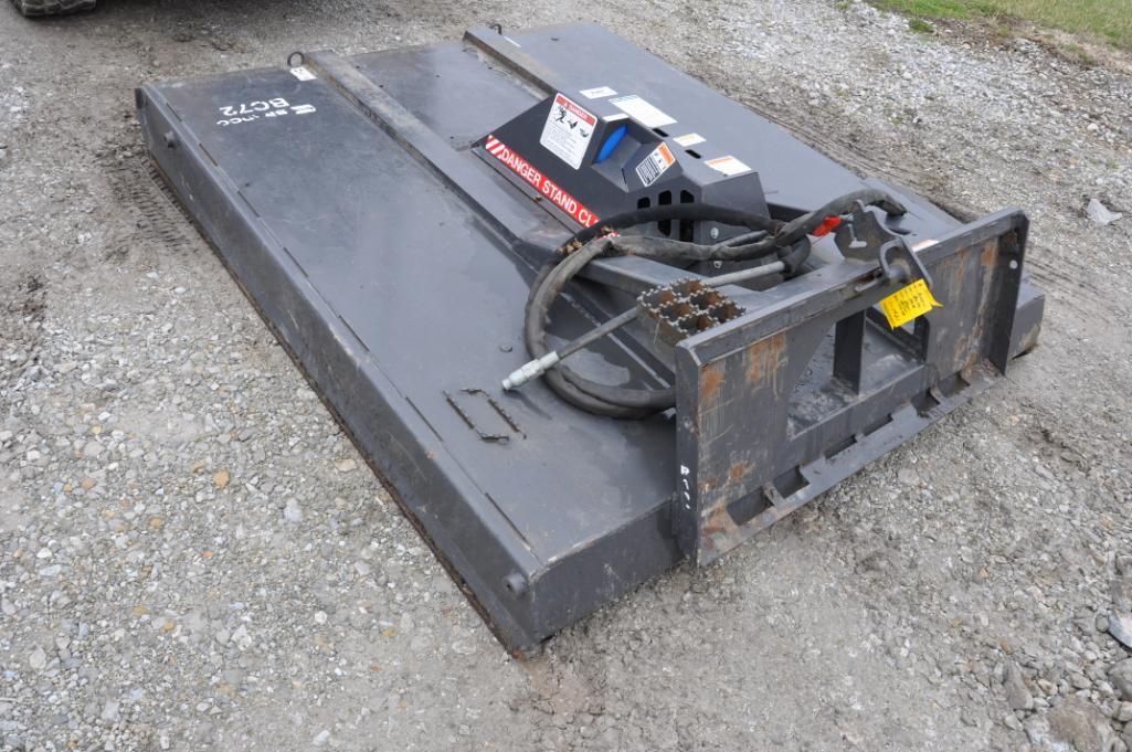 Bradco BC72 72" hyd. mower for skidsteer