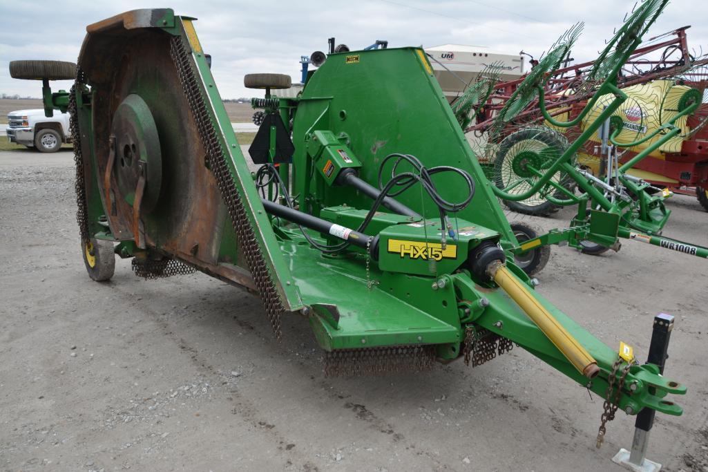 John Deere HX15 15' batwing mower