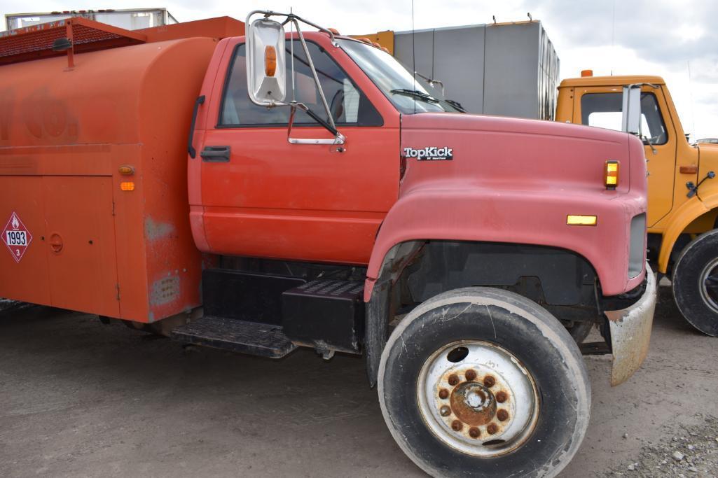 1991 GMC Top Kick single axle fuel truck