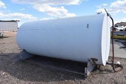 2,000 gal. steel fuel tank