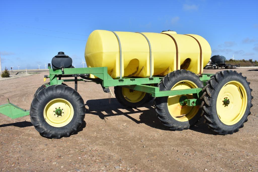 Shop built 2,000 gal. pull-behind liquid tender