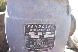 Randolph right angle drive gear head