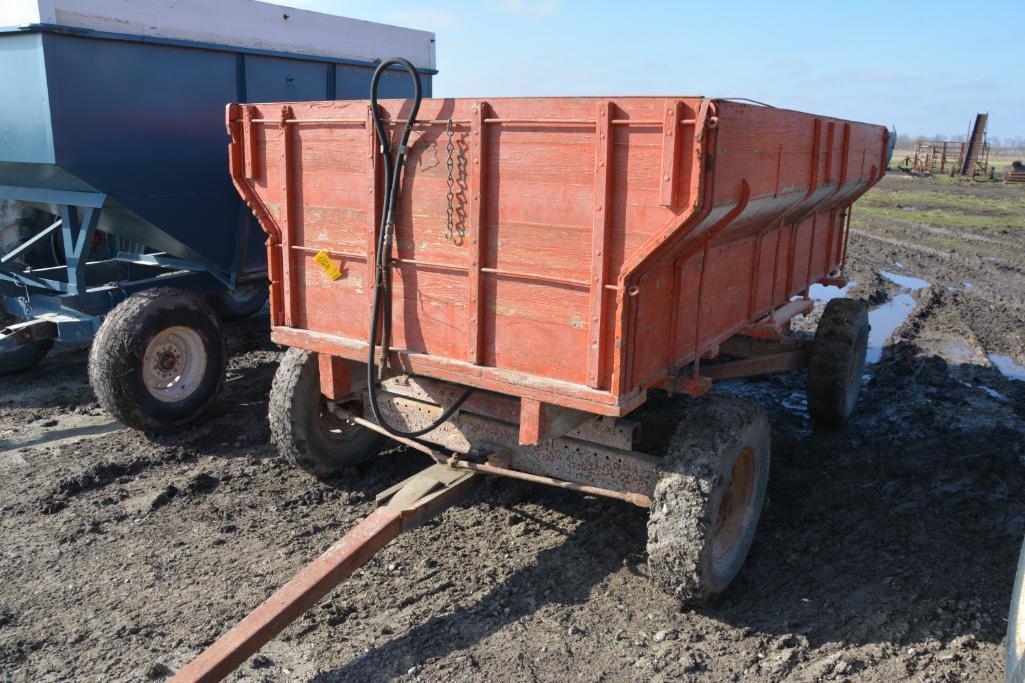 Wooden flare box wagon