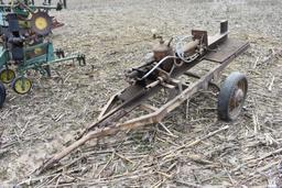 Shop built log splitter