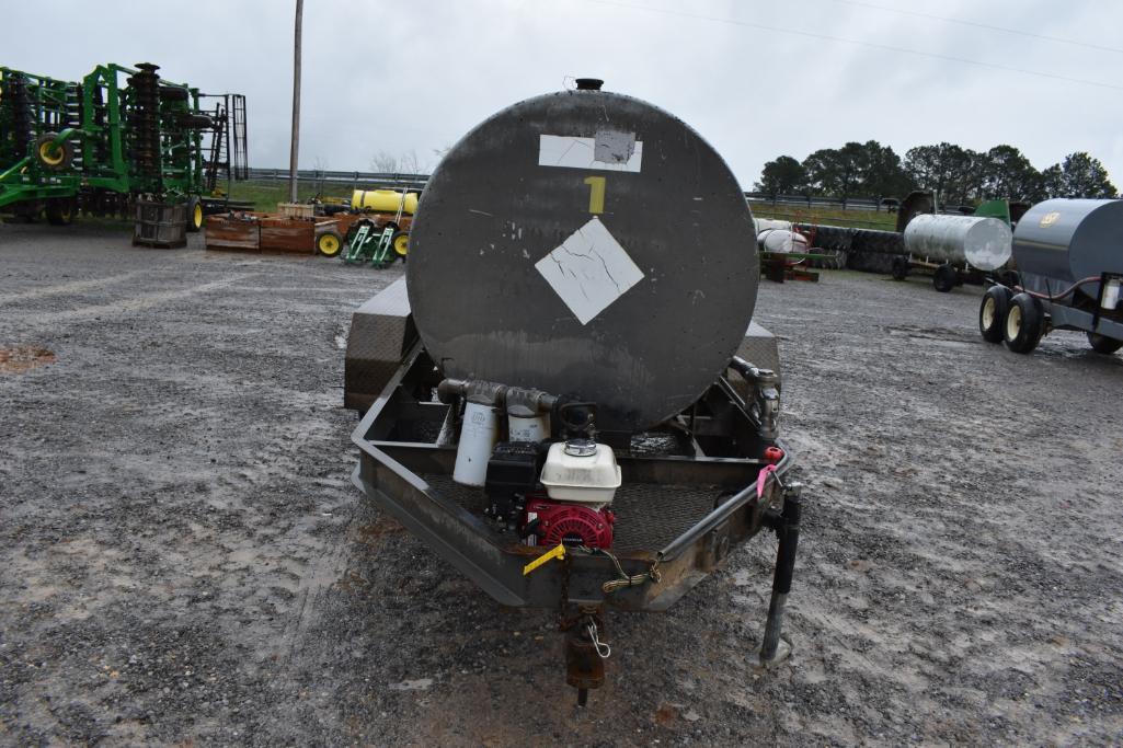 Shop built 1,000 gal. fuel trailer