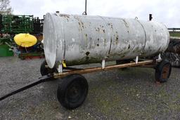 Shop built 1,000 gal. fuel trailer