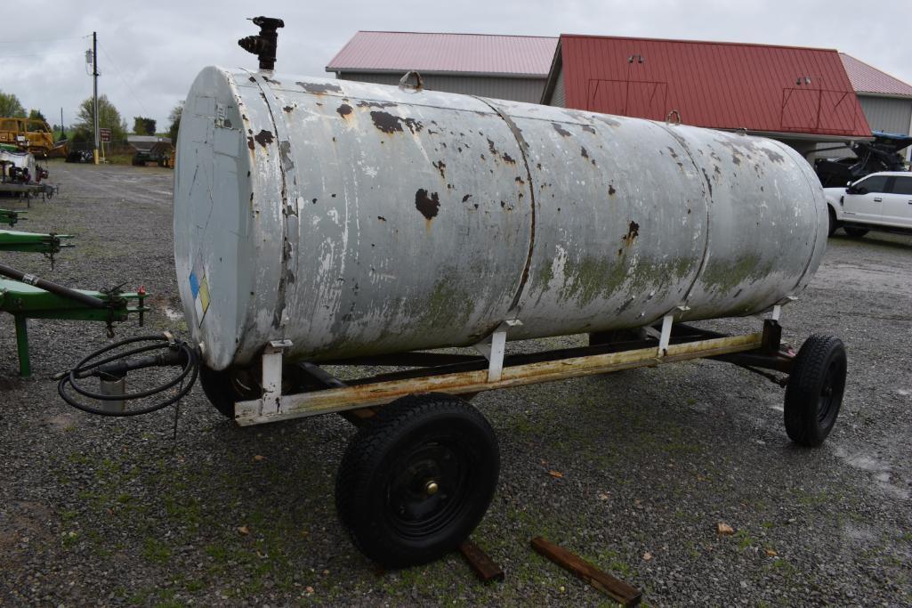 Shop built 1,000 gal. fuel trailer