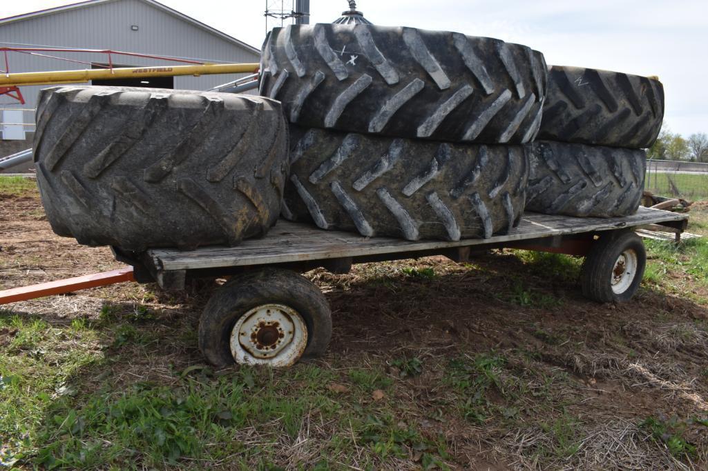 Hayrack on running gear