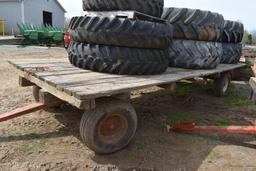 Hayrack on running gear