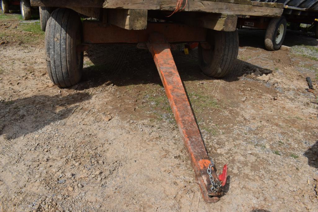 Hayrack on running gear