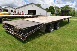 2005 Trailerman 30' Gooseneck flatbed trailer