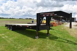 2005 Trailerman 30' Gooseneck flatbed trailer