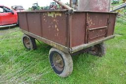 10' x 6' barge wagon w/hoist