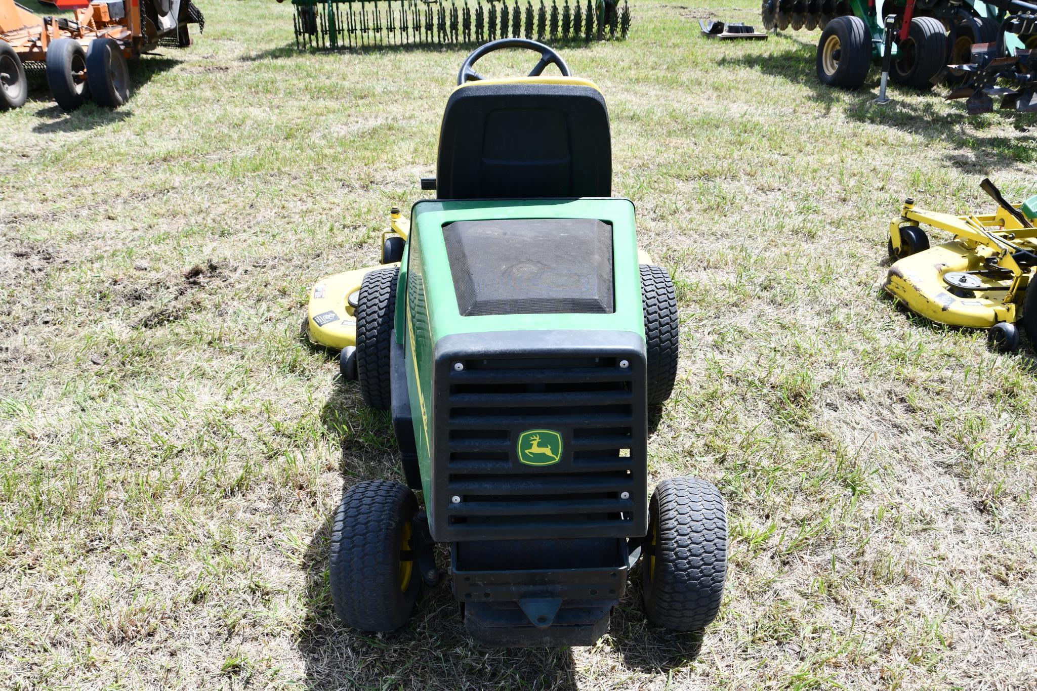 John Deere F725 riding lawn mower