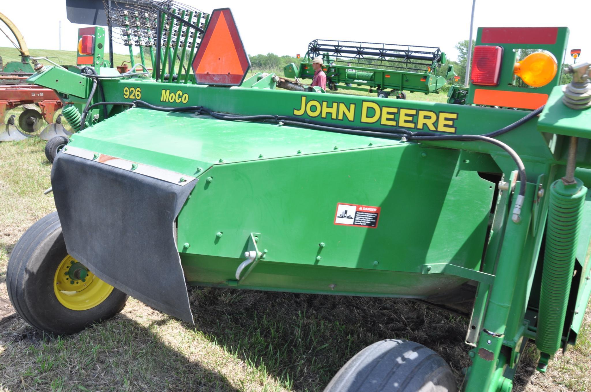 2002 John Deere 926 MoCo mower conditioner