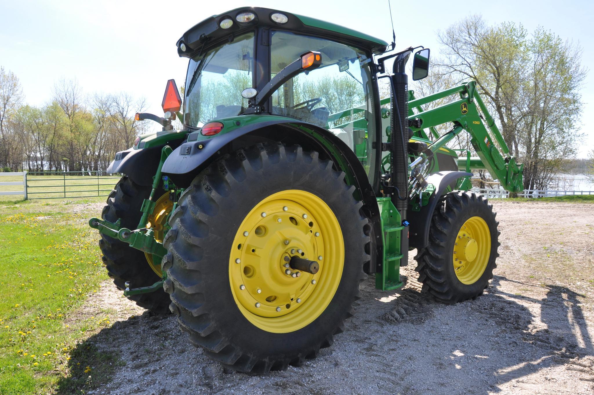 2014 John Deere 6150R MFWD tractor w/loader