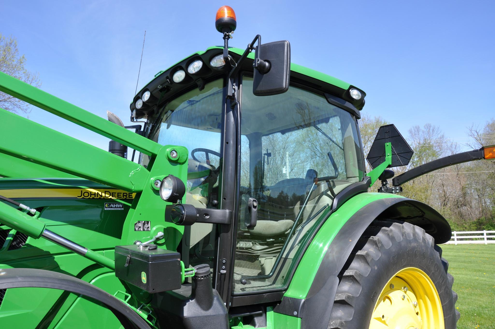 2014 John Deere 6150R MFWD tractor w/loader