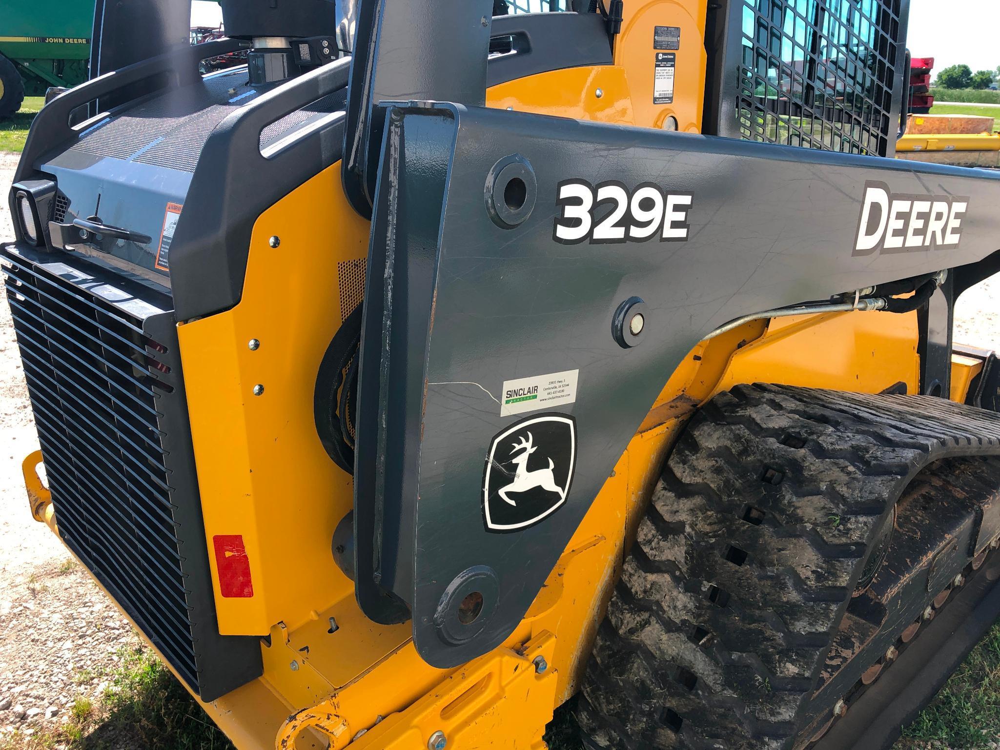 2016 John Deere 329E compact track loader