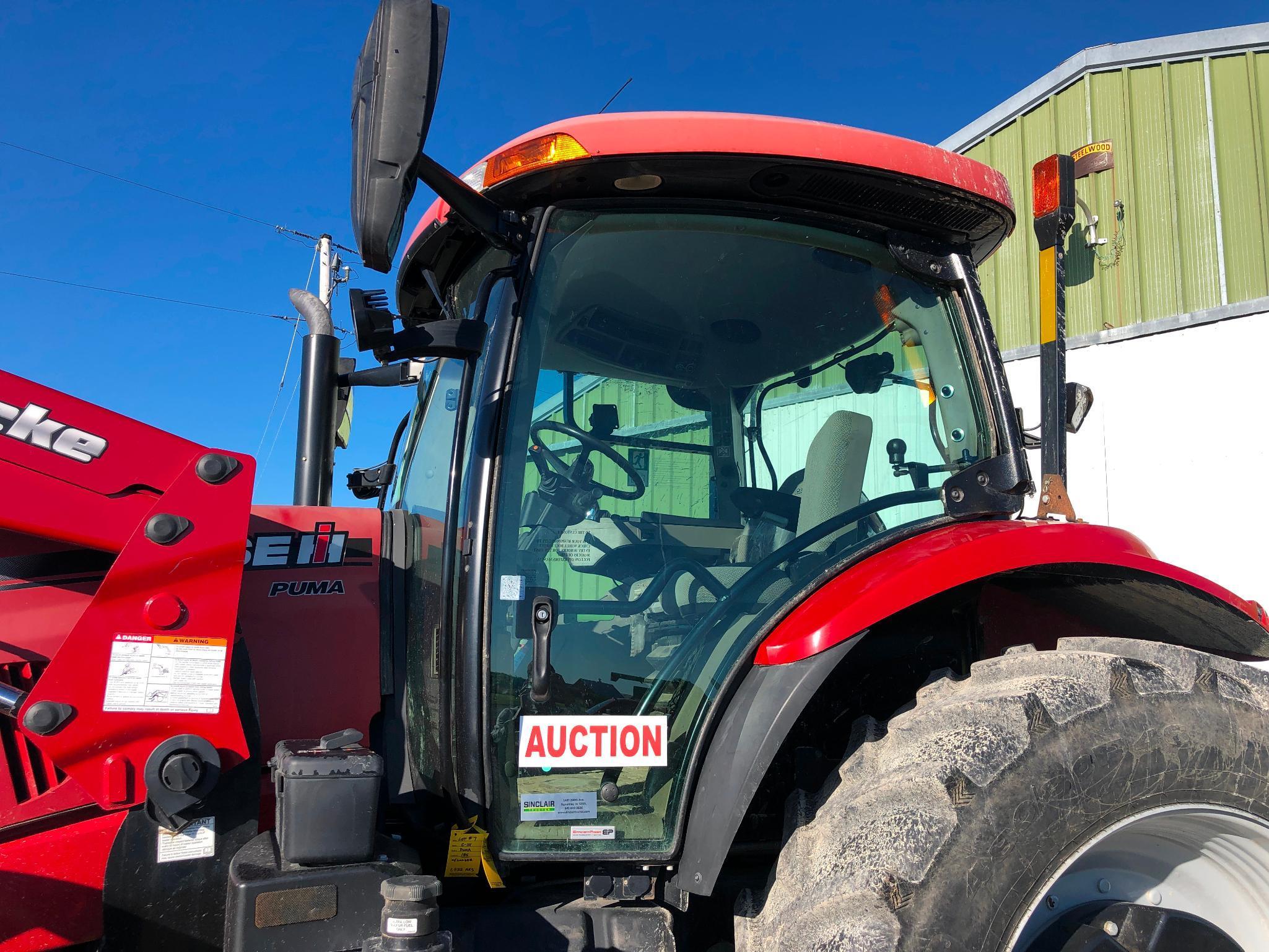 2015 Case IH Puma 185 MFWD tractor