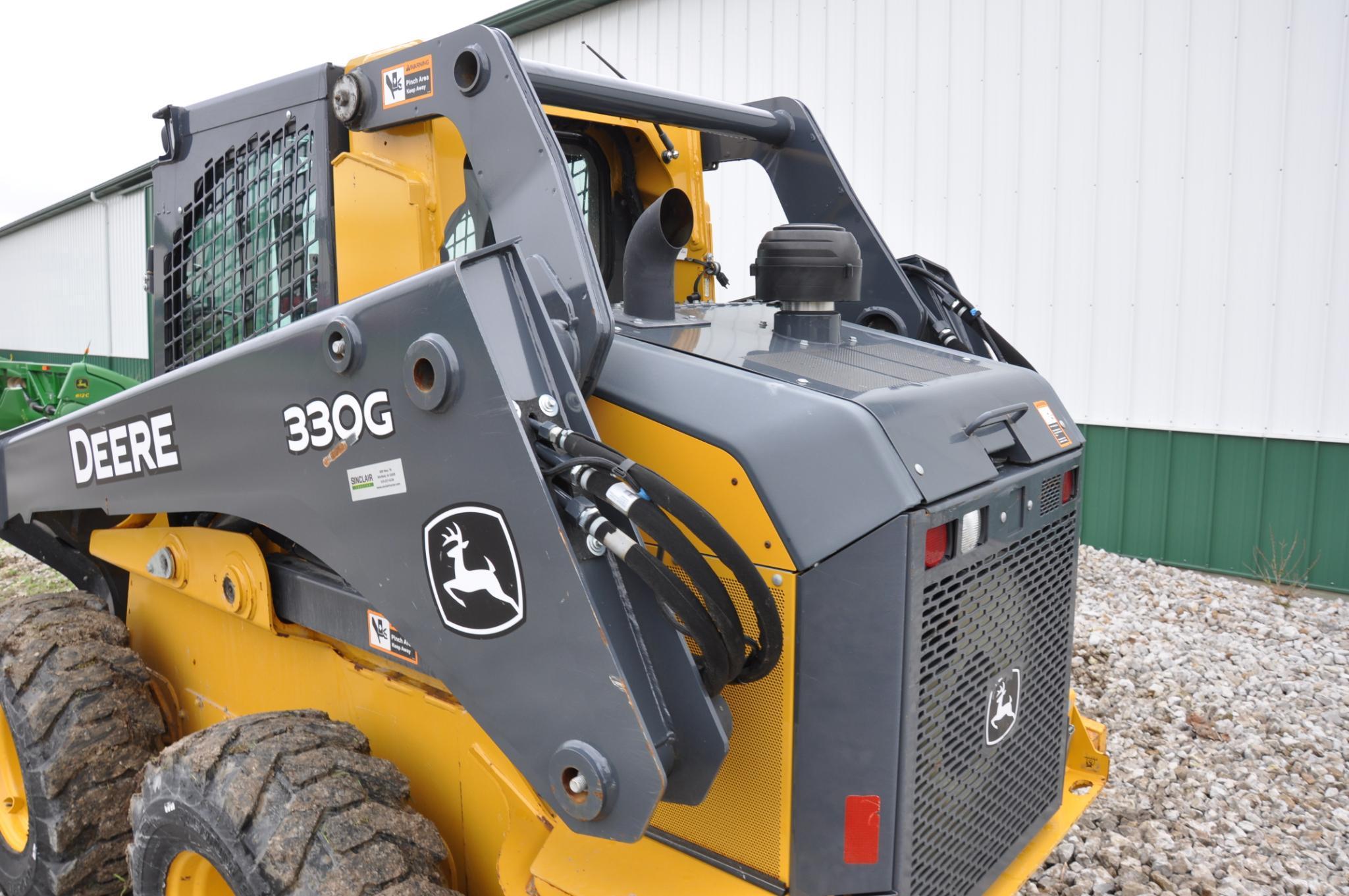 2017 John Deere 330G skid steer