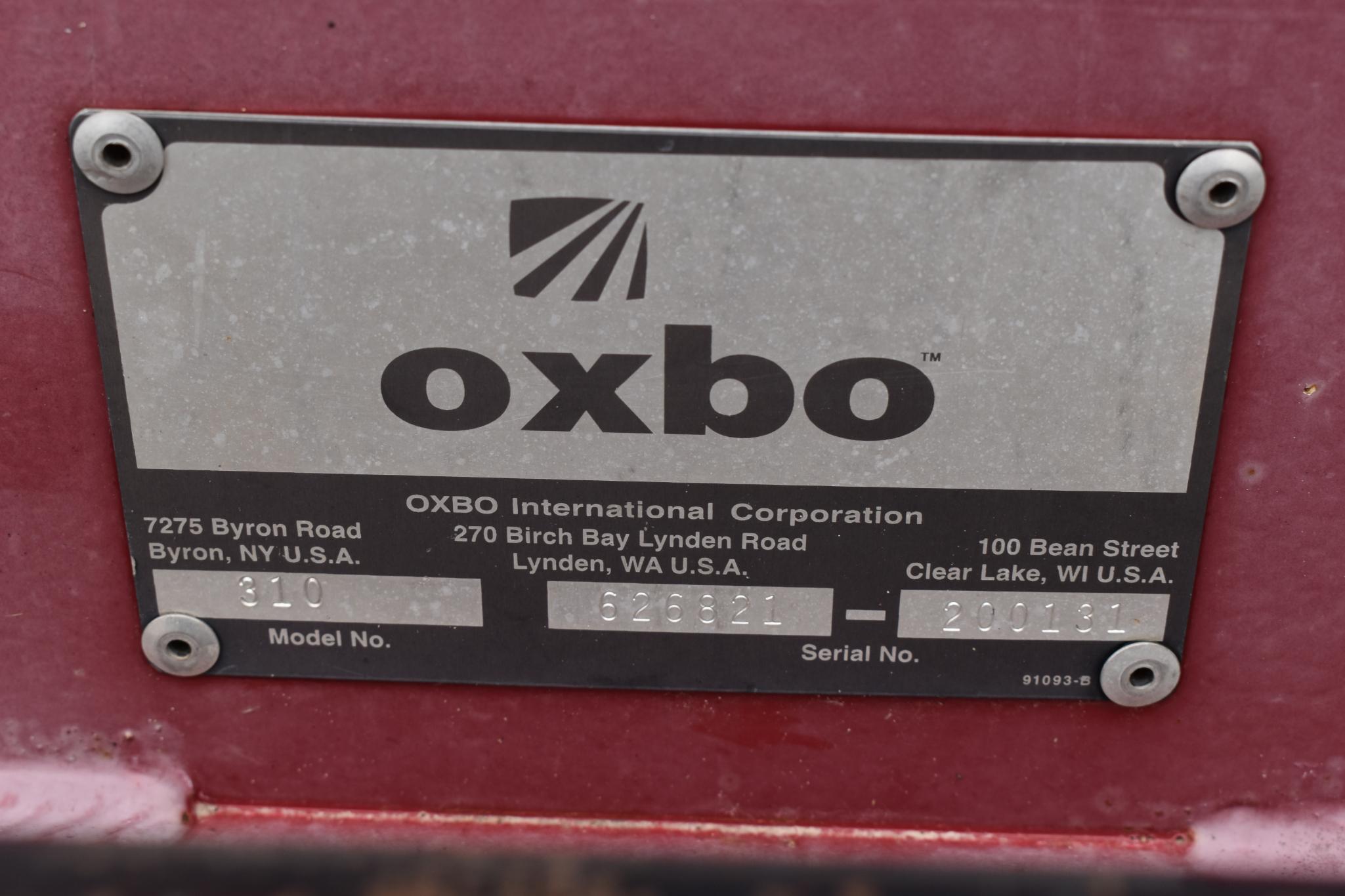 Oxbo Miller Pro Avalanche 310 30' merger