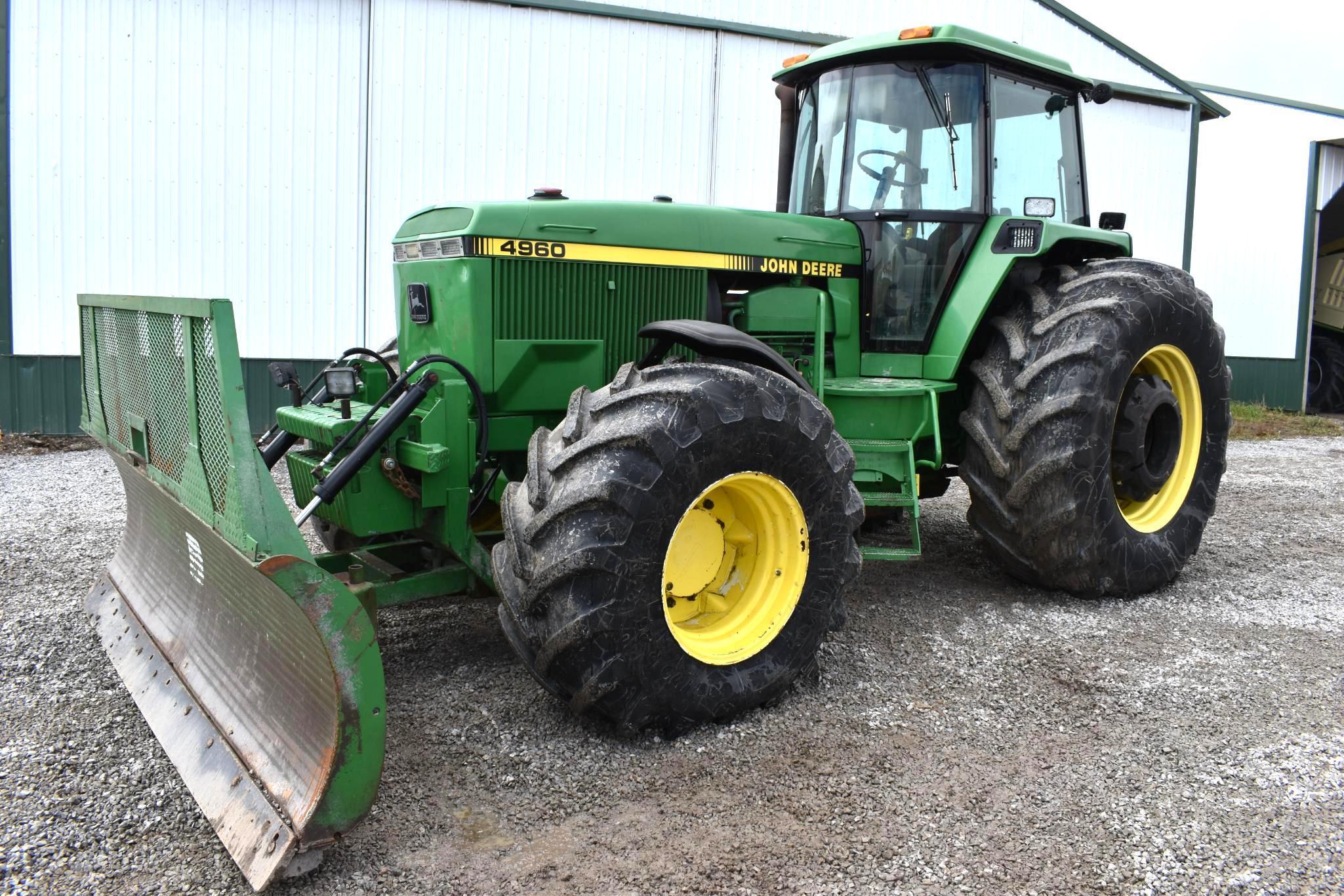 1992 John Deere 4955 MFWD tractor